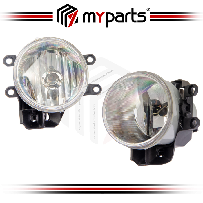 Myparts Toyota Prius C NHP10 2012-2015 Fog Lamp Fog Light Spot Driving Lamp Bumper | LH Left Hand + RH Right Hand