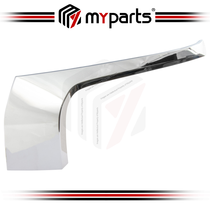 Mitsubishi Triton LC MV 2023-On (Low Spec, Chrome) Bumper Front Strip Mould | LH Left Hand Side