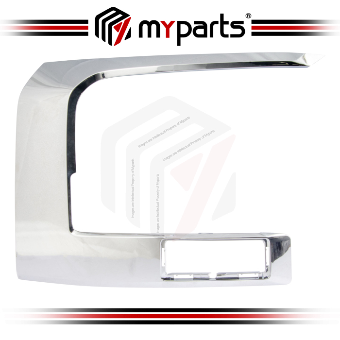 Mitsubishi Triton LC MV 2023-On (High Spec, Chrome) Bumper Front Strip Mould | LH Left Hand Side