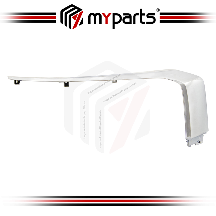 Myparts Fits Mitsubishi Triton MQ KJ KK KL 2019-2023 (High Spec)  UPPER Bumper Front Strip Mould  | RH Right Hand Side