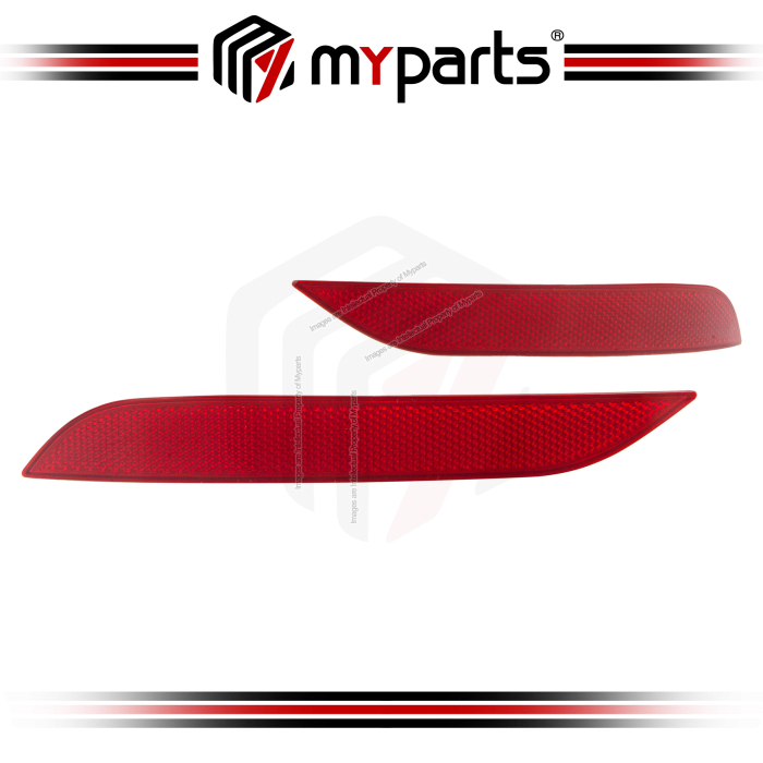 Myparts Fits BMW X1 E84 2012-2015 Rear Bumper Bar Reflex Reflector | Pair LH LHS Left Hand + RH RHS Right Hand