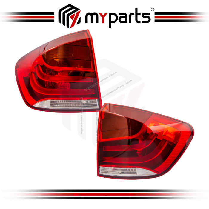 Myparts BMW X1 E84 2010-2015 Tail Lamp Tail Light TailLamp Taillight Rear Lamp | Pair LH LHS Left (Passenger) + RH RHS Right (Driver)
