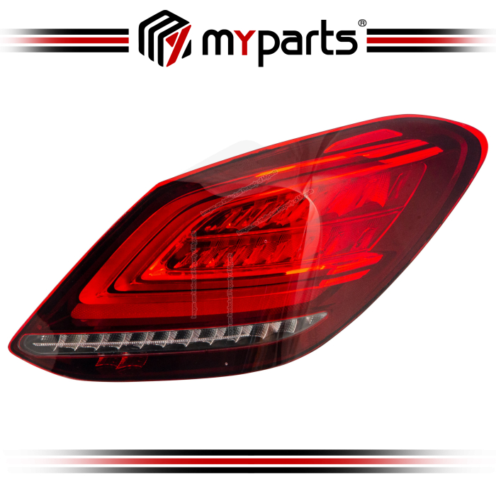 Myparts Mercedes-Benz C-class W205 Facelift 2018-2021 Tail Lamp Tail Light TailLamp Taillight Rear Lamp | RH RHS Right Hand Kanan (Driver Side)