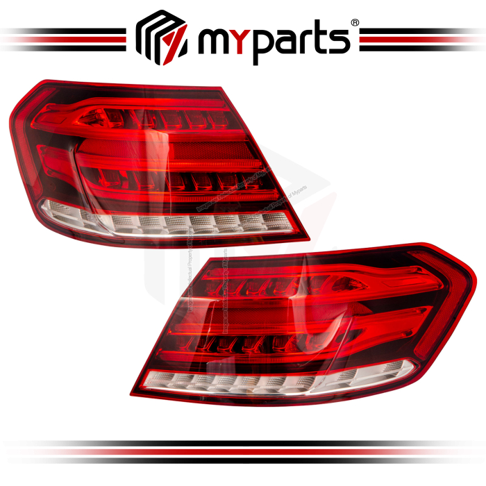 Myparts Mercedes-Benz E-class W212 2013-2016 | Outer Taillight Tail Light Rear Lamp | Pair of LH Left (Passenger) + RH Right (Driver)