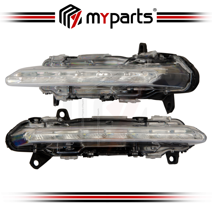Myparts Mercedes Benz S-class W221 Standard 2009-2013 Foglights Fog Lights Spot Driving Lamps | Set LH Left Hand Side + RH Right Hand Side