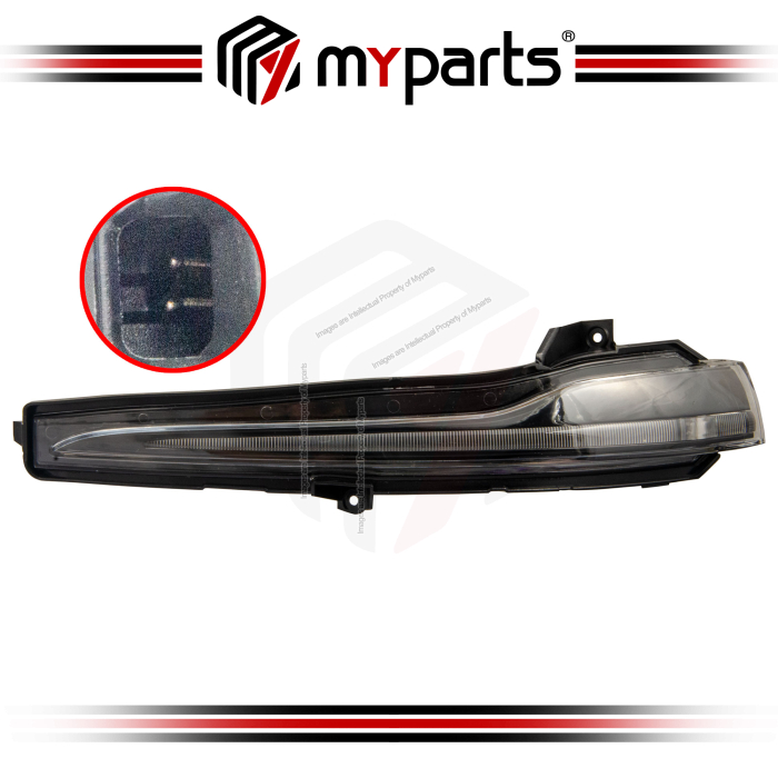 Myparts Mercedes Benz C-Class W205 Pre-Facelift 2014-2018 Side Door Mirror LED Signal Lamp Turn | LH Left Hand Kiri