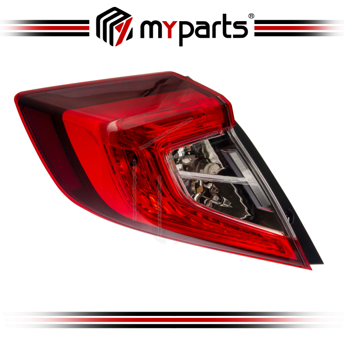 Myparts Honda Civic FC 2016-2021 4 Door Sedan | Taillight Tail Light Rear Taillamp Tail Lamp | LH Left Hand (Passenger Side)