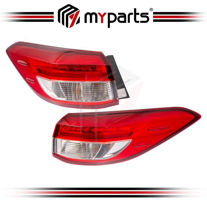 TYC Fits Toyota Vios NCP151 1.5 E/G Spec 2019-2023 Outer Taillight Tail Light Rear Lamp | Pair LH Left (Passenger) + RH Right (Driver)