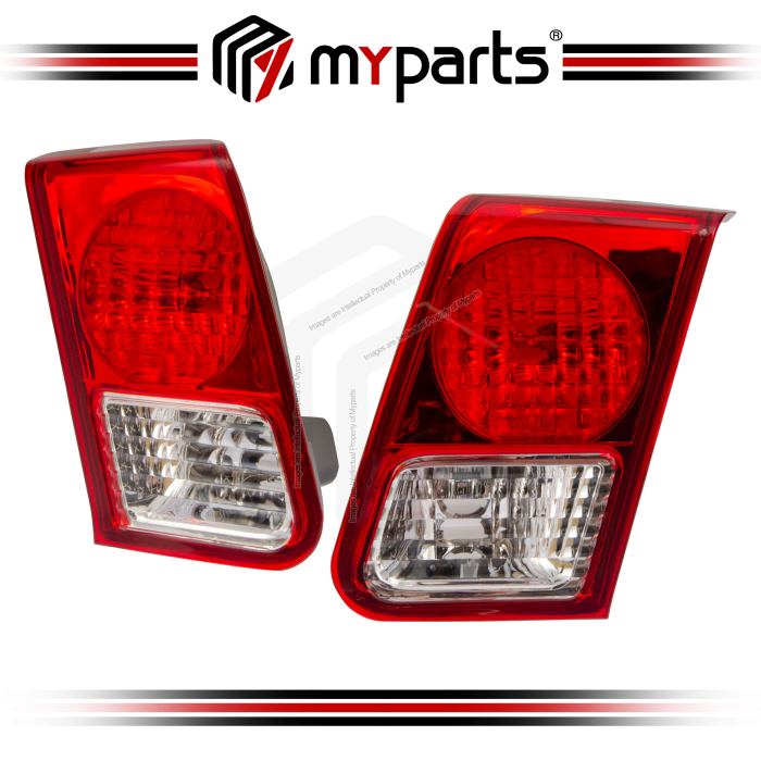 TYC Honda Civic S5H ES2 ES3 2002-2005 Inner Taillamp Tail Lamp Taillight Tail Light Rear Lamp | Pair LH Left (Passenger) + RH Right (Driver)