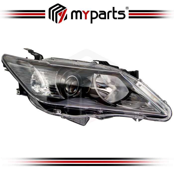 Myparts Toyota Camry 2012-2015 (HID Spec) (Smoke) Head Lamp Head Light Front Head light | RH Right Hand (Driver Side)