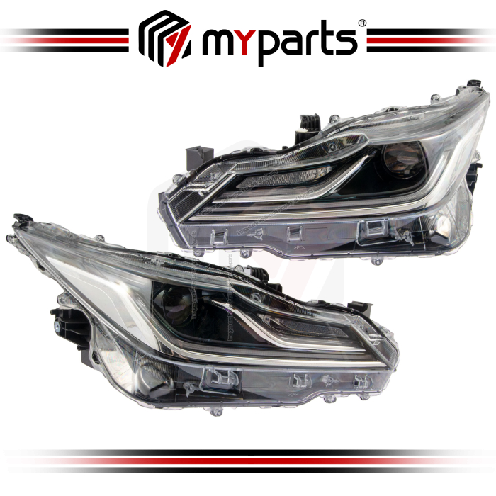 Myparts Toyota Corolla Altis WE211 2019-2026 Head Lamp Head Light Front Head light | Set LH Left Hand + RH Right Hand