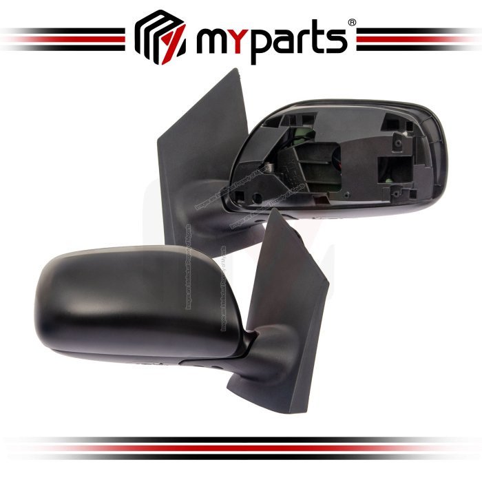 TYC Fits Toyota Vios NCP93 2007.10-2013.10 Electric Side Door Mirror (No Signal, No Auto Flip, 3 Wires) | Set LH Left Hand + RH Right Hand