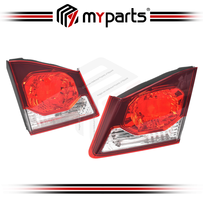 TYC Fits Honda Civic FD Series 2 2009-2012 Sedan | Boot Lid Lamps Rear Inner Tail Light Taillight | Piar LH Left (Passenger) + RH Right (Driver)