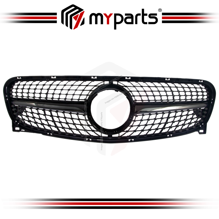 Myparts Fits Mercedes Benz GLA-Class X156 2014-2017 Pre-Facelift Front Radiator Main Grille Grill | 1 Unit