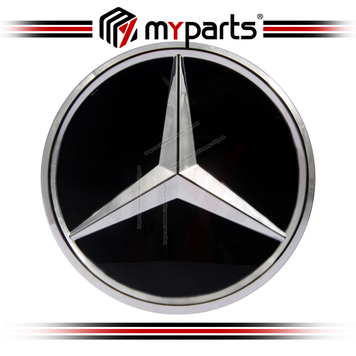 Myparts Mercedes Benz C Class W206 2022-On (Chrome 3D No LED) Front Logo Emblem Grille Badge | 1 Unit