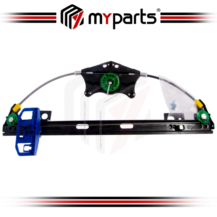 Myparts Volvo S60 2011-2018 | Rear (No Motor) Power Window Gear Regulator Door | LH Left Hand (Passenger side)