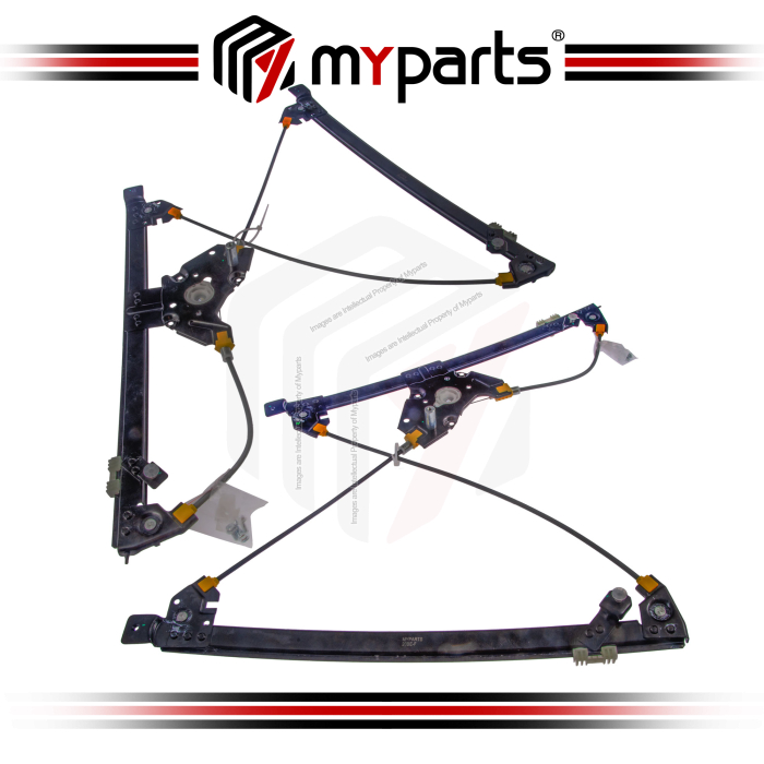 Myparts Citroen C4 B78 Grand Picasso 2013-2022 | Front Power Window Gear Regulator Door (No Motor) | Set LH Left Hand Side + RH Right Hand Side