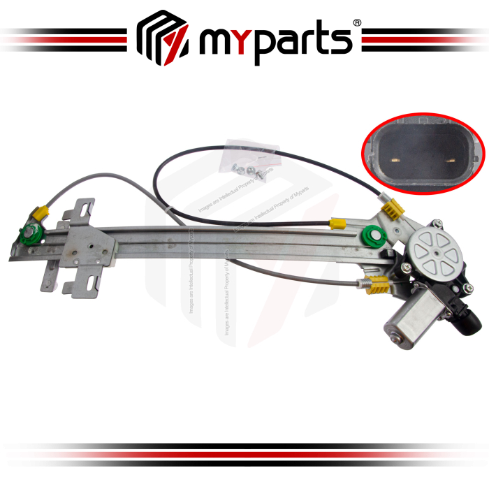 Myparts Honda HR-V RU 2015-On | Front Power Window Gear Regulator (Electric With 2 Pins Motor) | LH Left Hand (Passenger Side)
