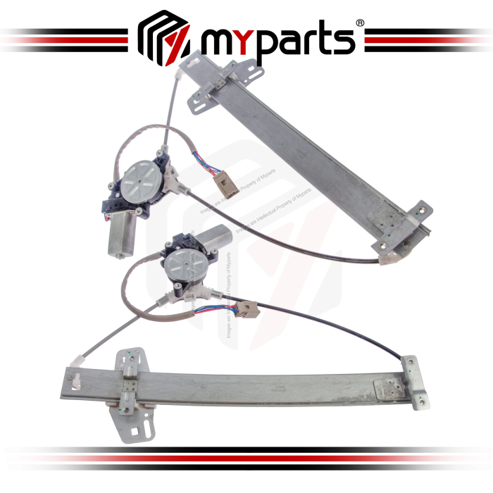 Myparts Honda Honda City GD 2002-2008 | Front Power Window Gear Regulator (With Motor) | Set LH Left Hand Side + RH Right Hand Side