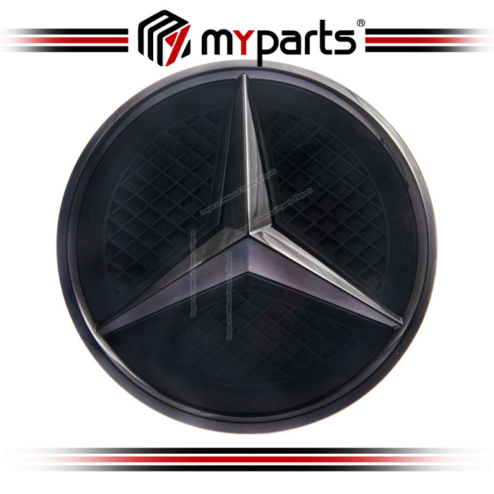 Myparts Mercedes Benz GLC-Class X253 2015-2019 Pre-Facelift (Black No LED) Front Logo Emblem Grille Badge | 1 Unit