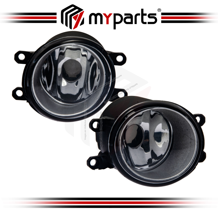 Myparts Toyota Vios NCP93 Sedan 2007-2013 Fog Lamp Fog Light Spot Driving Lamp Bumper | Set LH Left Hand Side + RH Right Hand Side