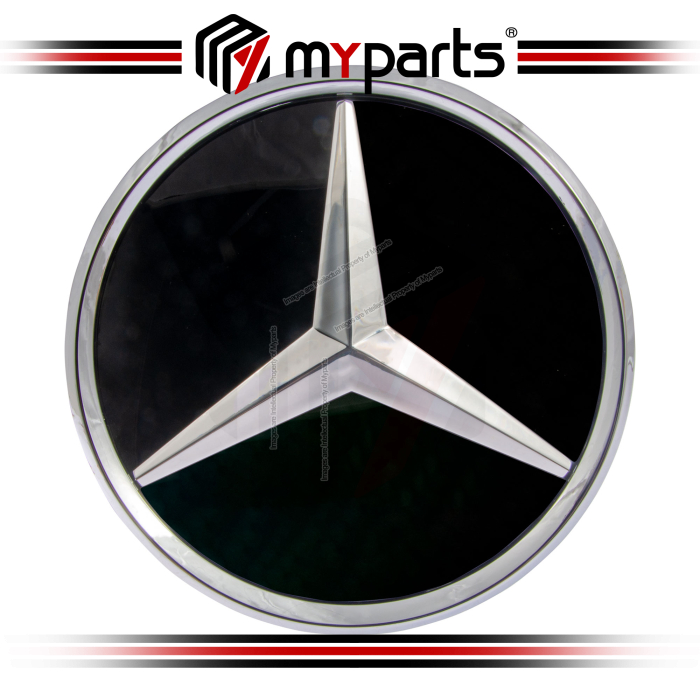 Myparts Mercedes Benz GLA-Class X156 2014-2020 (Chrome, Mirror Type) Front Logo Emblem Grille Badge | 1 Unit
