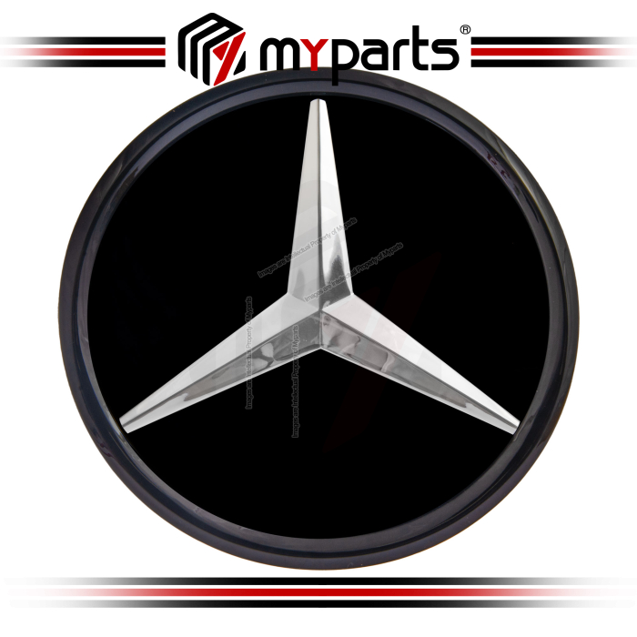 Myparts Mercedes Benz Vito V220 V250 W447 2014-2019 (Black) Front Logo Emblem Grille Badge | 1 Unit