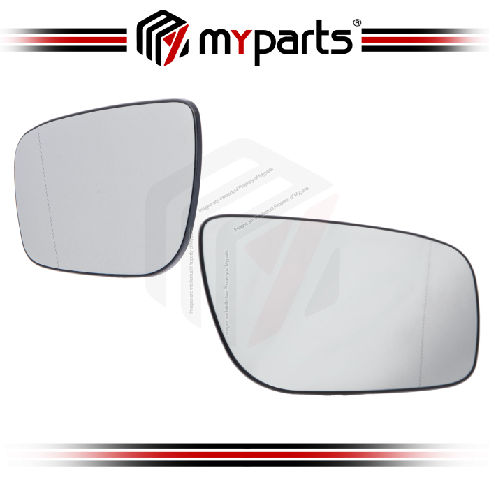Myparts Mercedes Benz E Class W211 Facelift 2006~2009 Heated Side Door Mirror Glass (Aspherical) | Pair LH LHS Left Hand + RH RHS Right Hand
