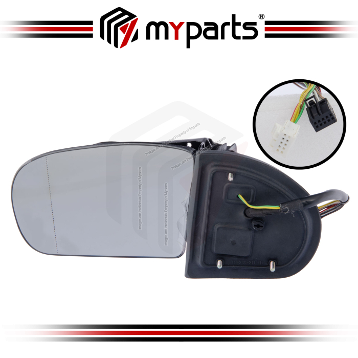 Myparts Mercedes Benz C Class W203 2000~2007 Power Electric Side Door Mirror (13 Pins)  | LH Left Hand Kiri