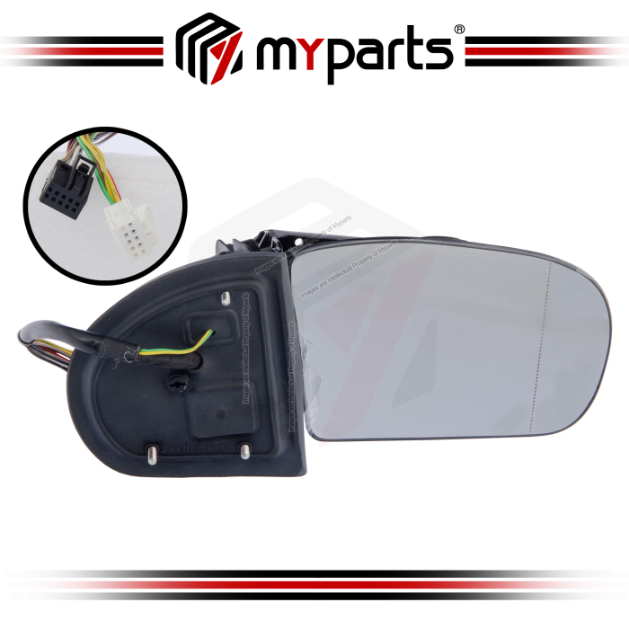 Myparts Mercedes Benz C Class W203 2000~2007 Power Electric Side Door Mirror (13 Pins)  | RH Right Hand Kanan