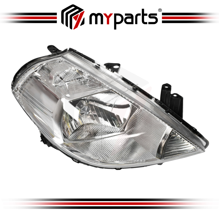 TYC Fits Nissan Tiida Latio C11 2007~2011 Sedan Hatch | Headlight Head Light Front Lamp Chrome | RH RHS Right Hand (Driver Side)