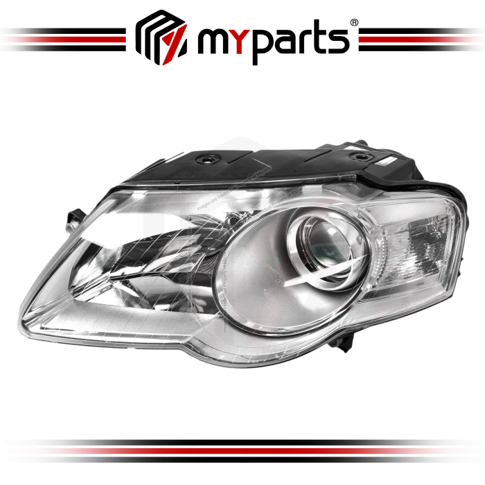 TYC Fits VolksWagen VW Passat B6 / 3C 2005~2010 | Headlight Head Light Front Lamp (Halogen Type) | LH LHS Left Hand (Passenger Side)
