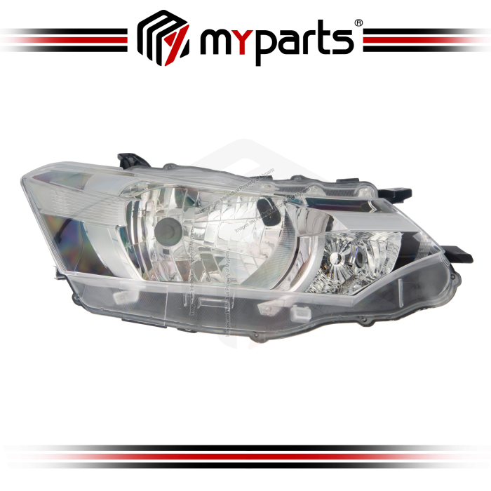 TYC Fits Toyota Vios Sedan NCP150 2013~2018 | Headlight Head Light Front Head Lamp (Halogen Type)| RH RHS Right Hand (Driver Side)