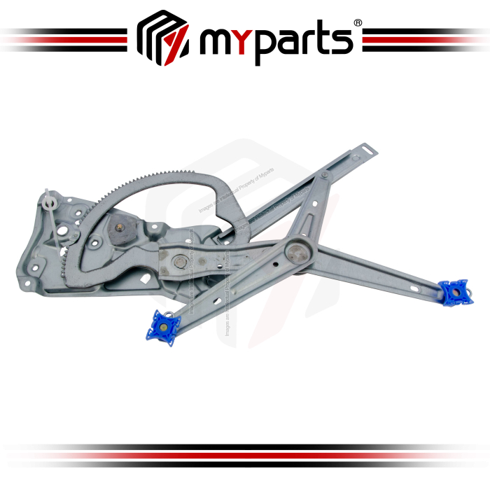 Myparts BMW E36 Sedan Hatch 1991~1998 Front Power Electric Window Gear Regulator Door (No Motor) | RH Right Hand (Driver Side)