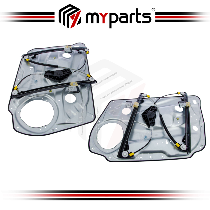 Myparts Mercedes Benz E Class W212 2009~2016 Front Power Window Gear Regulator (With Panel, No Motor) | Pair LH Left Hand + RH Right Hand