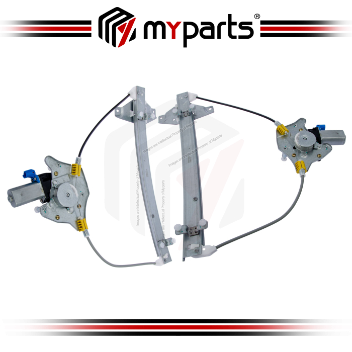 Myparts Chevrolet Aveo Hatchback 2005~2009 (With Motor) REAR Power Electric Window Gear Regulator Motor | Pair LH Left Hand Side + RH Right Hand Side