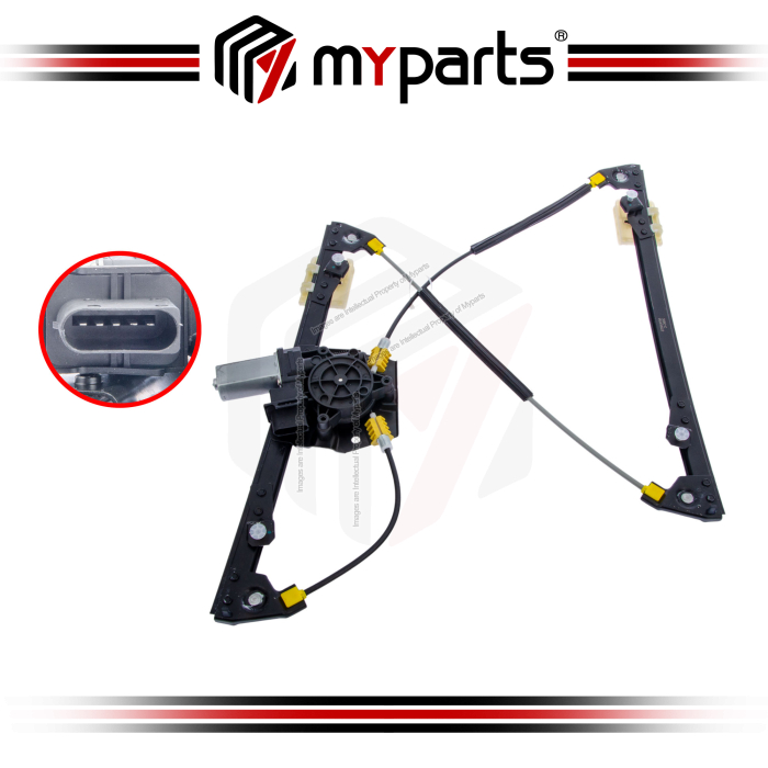 Myparts BMW 3 Series F30 2012~2019 (With Motor) Power Electric Window Gear Regulator | RH Right Hand (Driver Side)