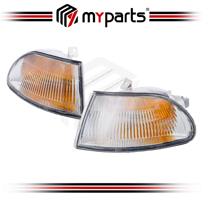 TYC Fits Honda Civic EG EH 1991~1995 Sedan | Corner Lights Indicator Lamps | Pair LH Left Hand (Passenger) + RH Right Hand (Driver)