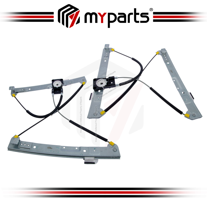 Myparts Ford Mondeo 2007~2014 (No Motor) FRONT Power Electric Window Gear Regulator | Pair LH Left Hand Passenger) + RH Right Hand (Driver)