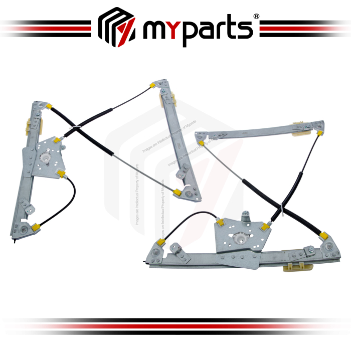 Myparts Ford Ranger T6 T7 T9 2011~2022 (No Motor) Front Power Electric Window Gear Regulator | Pair LH Left Hand (Passenger) + RH Right Hand (Driver)