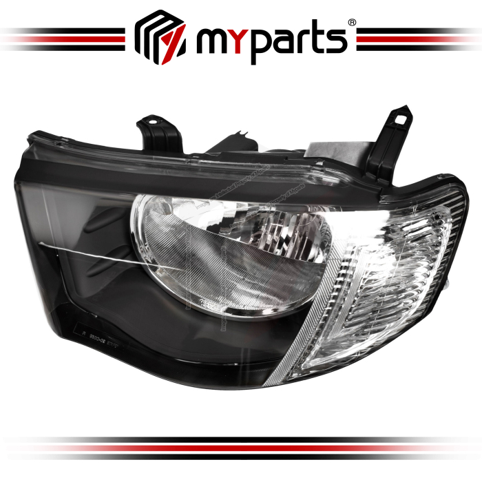 TYC Fits Mitsubishi Triton MN Ute 2009~2015 GL GL-R GLX GLX-R | Headlight Head Light Front Lamp | LH LHS Left Hand (Passenger Side)