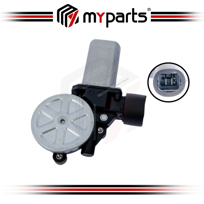 Myparts Isuzu Dmax D-Max V-Cross RT 2013~2020 REAR (2 Pins) Electric Window Regulator Motor | LH Left Hand (Passenger Side)