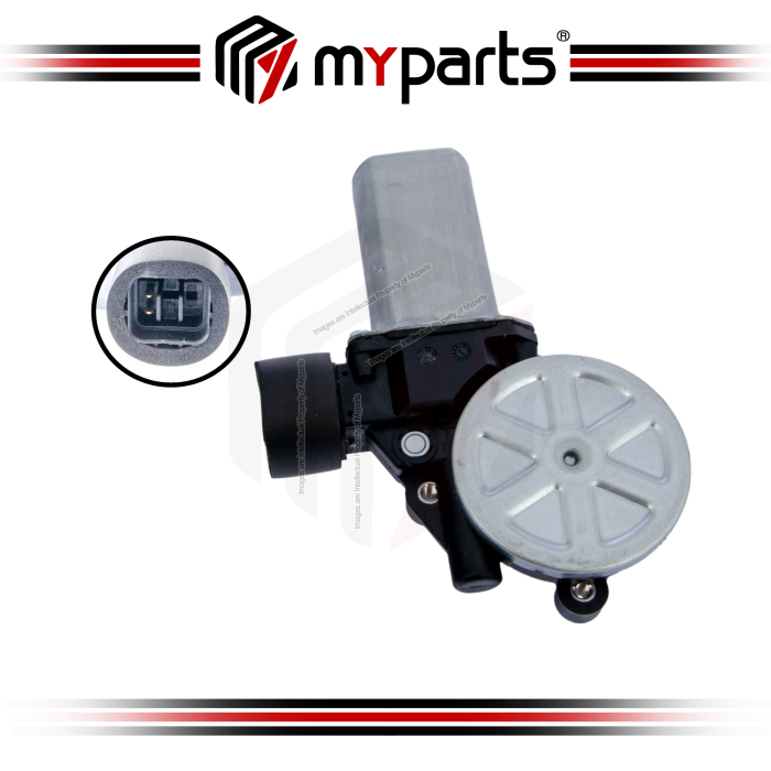 Myparts Isuzu Dmax D-Max V-Cross RT 2013~2020 REAR (2 Pins) Electric Window Regulator Motor | RH Right Hand (Driver Side)