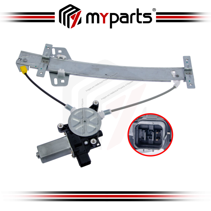 Myparts Honda Odyssey RB1 RB2 2004~2008 REAR Power Electric Window Gear Regulator (With Motor) | RH RHS Right Hand (Driver)