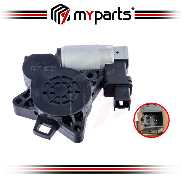 Myparts Mazda 5 CR Series 2005~2010 (6 Pins Motor) FRONT Electric Window Regulator Motor Only | RH Right Hand (Driver)