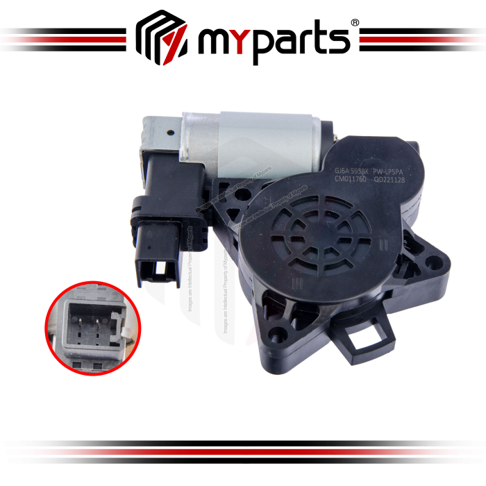Myparts Mazda 6 GG GY Series 2002~2007 (2 Pins Motor) FRONT Electric Window Regulator Motor Only | LH Left Hand (Passenger)