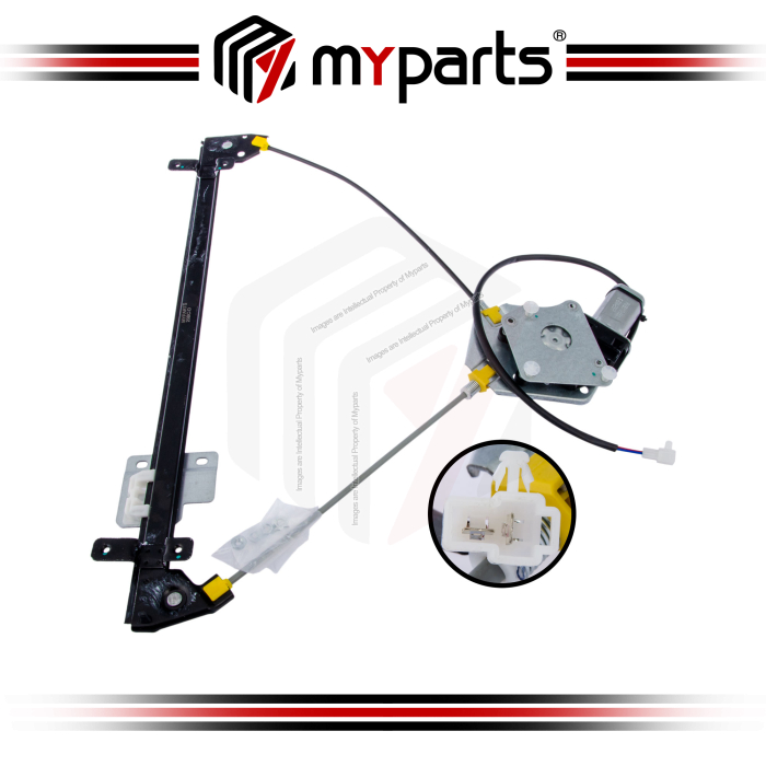 Myparts Suzuki Vitara 2 Door 1989~1998 (With Motor) Electric Power Window Gear Regulator Door | LH LHS Left Hand (Passenger)