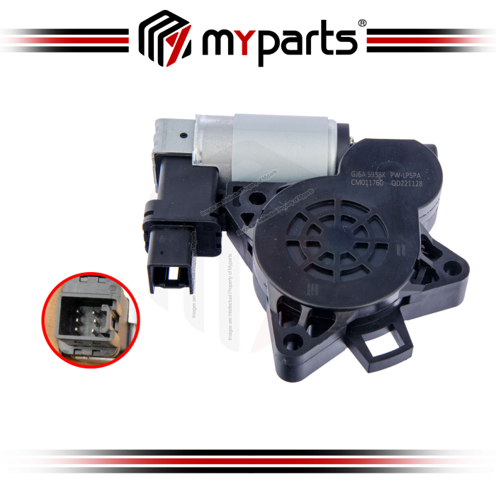 Myparts Mazda RX8 RX-8 FE SE 2003~2012 (6 Pins Motor) Electric Window Regulator Motor Only | RH Right Hand (Driver)