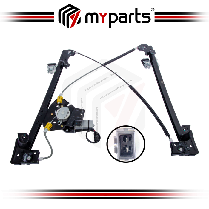 Myparts Land Rover Freelander L314 1998~2006 (With Motor) FRONT Power Window Gear Regulator | RH RHS Right Hand (Driver)