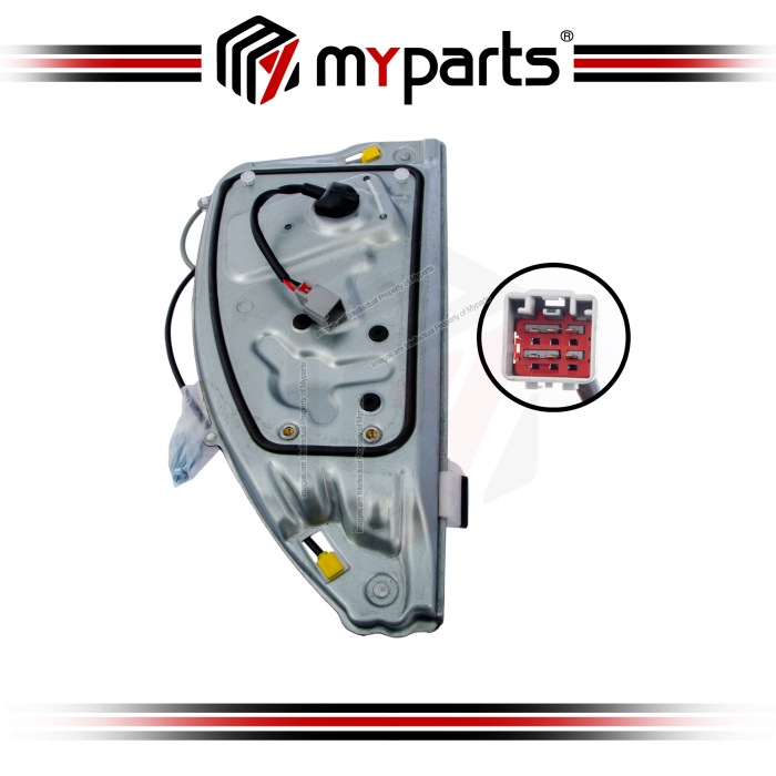 Myparts Land Rover Freelander L359 2006~2014 (6 Pins Motor) Rear Power Electric Window Gear Regulator | LH LHS Left Hand (Passenger)